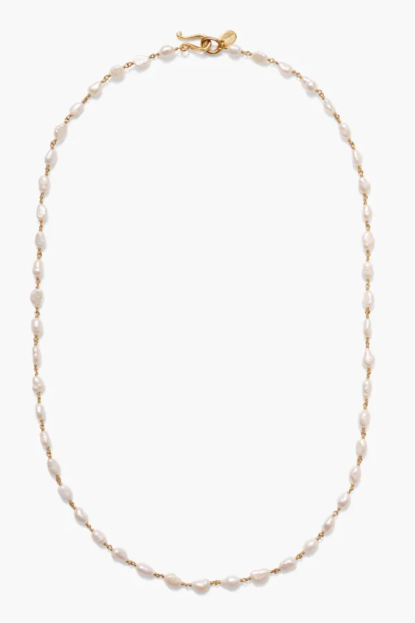 Chan Luu Necklaces^Santa Fe Necklace White Pearl