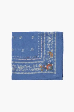 Chan Luu Bandanas^Santi Paisley Bandana Wedgewood