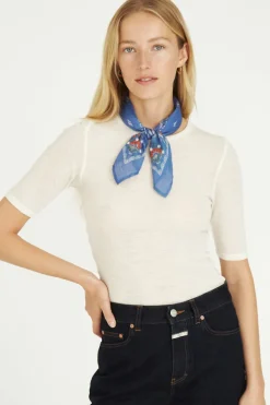 Chan Luu Bandanas^Santi Paisley Bandana Wedgewood