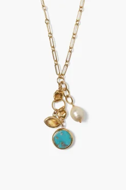 Chan Luu Necklaces^Sardinia Charm Necklace Turquoise
