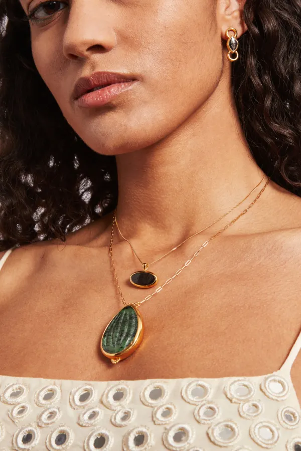 Chan Luu Necklaces^Sardinia Pendant Necklace Hypersthene