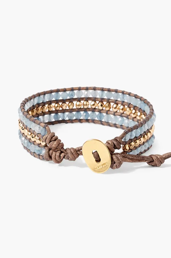 Chan Luu Bracelets^Sedona Single Wrap Bracelet Aquamarine