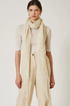 Chan Luu Scarves^Seed Pearl Metallic Cashmere And Silk Scarf