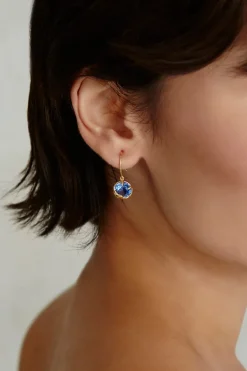 Chan Luu Earrings^September Birthstone Earrings Sapphire Crystal