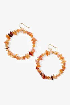Chan Luu Earrings^Seychelles Hoop Earrings Carnelian