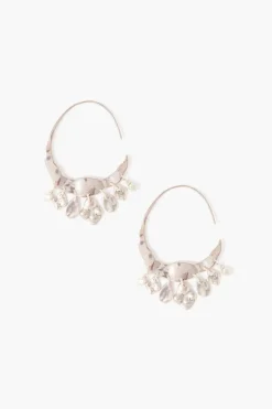 Chan Luu Earrings^Silver Crescent Earrings
