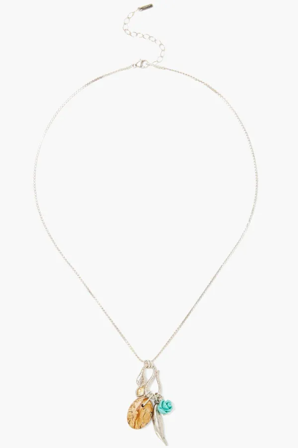 Chan Luu Necklaces^Silver Serpent And Picture Jasper Necklace