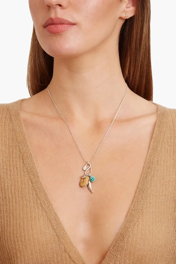 Chan Luu Necklaces^Silver Serpent And Picture Jasper Necklace