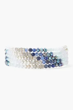 Chan Luu Bracelets^Sodalite Mix Gradient Naked Wrap Bracelet