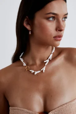 Chan Luu Necklaces^Soleil Necklace White Pearl