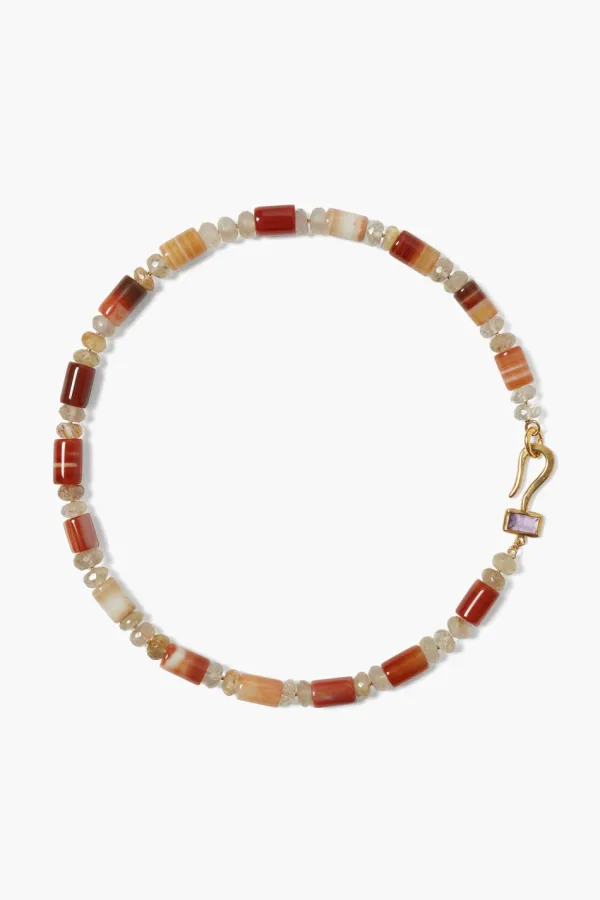 Chan Luu Necklaces^Solstice Necklace Carnelian Mix