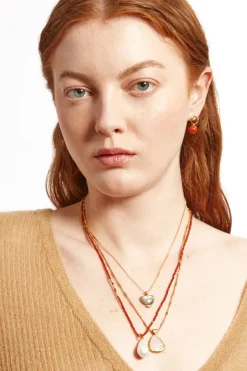 Chan Luu Necklaces^Sophia Necklace Carnelian Mix