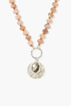 Chan Luu Necklaces^Sunstone And Silver Coin Necklace