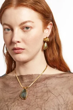 Chan Luu Earrings^Sylve Drop Earrings Labradorite