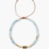 Chan Luu Bracelets^Tab Pull-Tie Bracelet Aquamarine