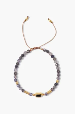 Chan Luu Bracelets^Tab Pull-Tie Bracelet Iolite