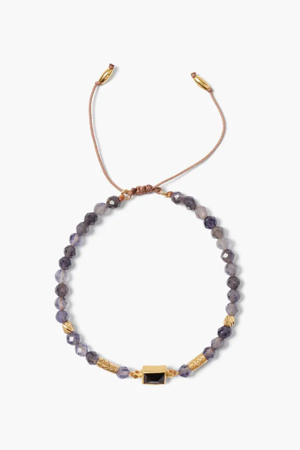 Chan Luu Bracelets^Tab Pull-Tie Bracelet Iolite