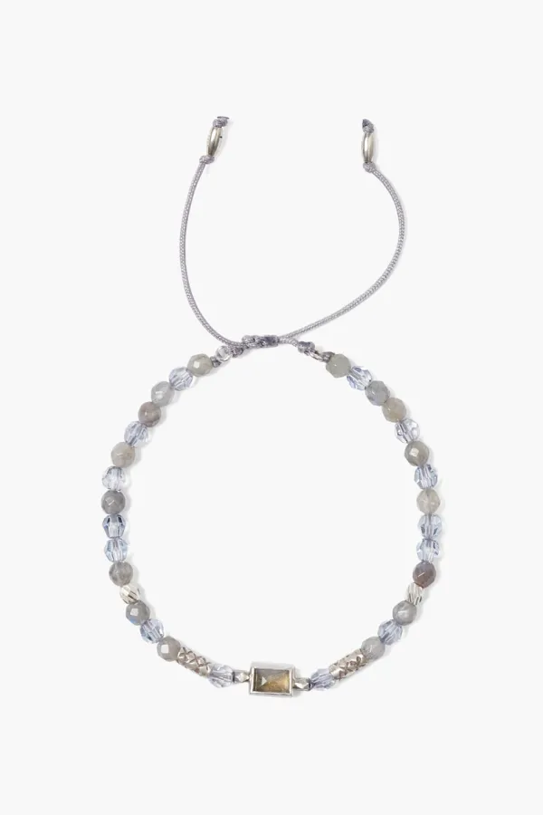 Chan Luu Bracelets^Tab Pull-Tie Bracelet Labradorite Mix