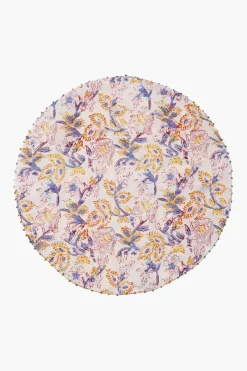 Chan Luu Placemats^Tangerine Reversible Block Print Placemat Set