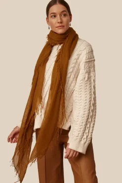 Chan Luu Scarves^Tapenade Cashmere And Silk Scarf