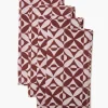 Chan Luu Napkins^Tawny Port Mod Tile Print Napkin Set
