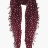 Chan Luu Scarves^Tawny Port Star Cashmere And Silk Scarf