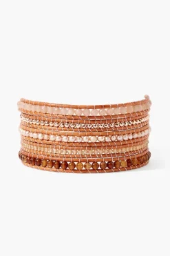 Chan Luu Bracelets^Terra Wrap Bracelet Sunstone Mix