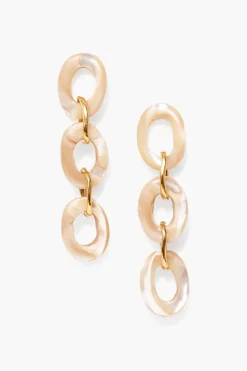 Chan Luu Earrings^Tidepool Link Earrings Natural Mop