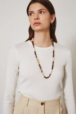Chan Luu Necklaces^Tiger'S Eye Mix Grand Odyssey Necklace