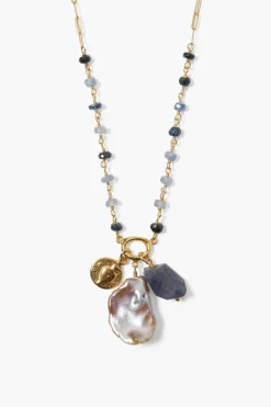 Chan Luu Necklaces^Tulum Charm Necklace Sapphire Mix