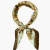 Chan Luu Bandanas^Turquoise Floral Bandana
