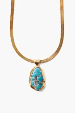 Chan Luu Necklaces^Turquoise Totem Herringbone Necklace