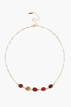Chan Luu Necklaces^Valencia Necklace Garnet Mix