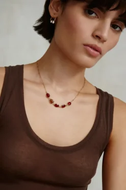 Chan Luu Necklaces^Valencia Necklace Garnet Mix