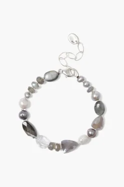 Chan Luu Bracelets^Viola Bracelet Grey Pearl Mix