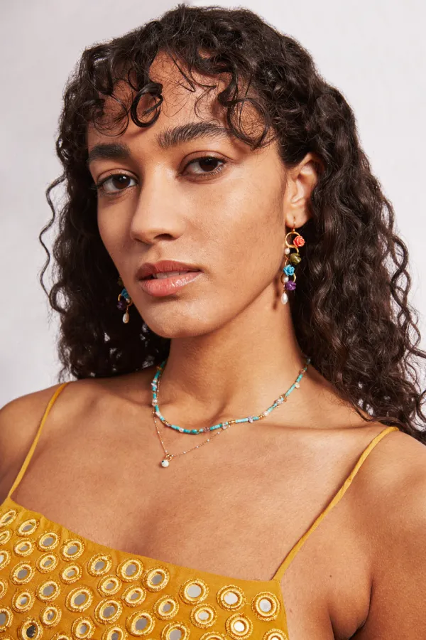 Chan Luu Necklaces^Voyager Toggle Necklace Turquoise Mix