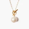 Chan Luu Necklaces^White Freshwater Pearl Toggle Necklace