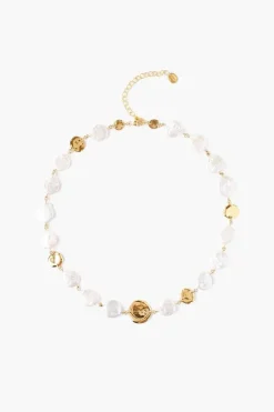 Chan Luu Necklaces^White Keshi Pearl Necklace