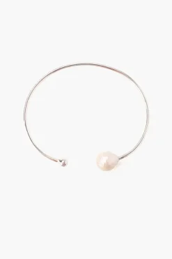 Chan Luu Bracelets^White Pearl Diamond Cuff