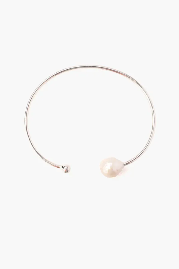 Chan Luu Bracelets^White Pearl Diamond Cuff