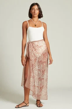 Chan Luu Bottoms^Zebra Print Sarong Sequoia